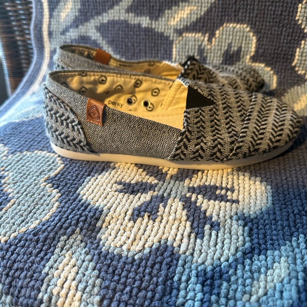 🌿 Perky Eco Line Alpargata Slip-On Flats – Size 5 – Like New